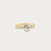 Twist Oval Solitaire Ring