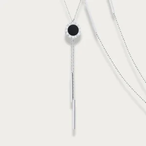 Flowy Roman Dual Face Long Necklace