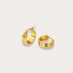 Rayon Hoop Earrings