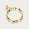 Julia Sculptural Linked Bead Bracelet