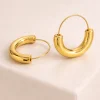Linnea Tubular Hoop Earrings